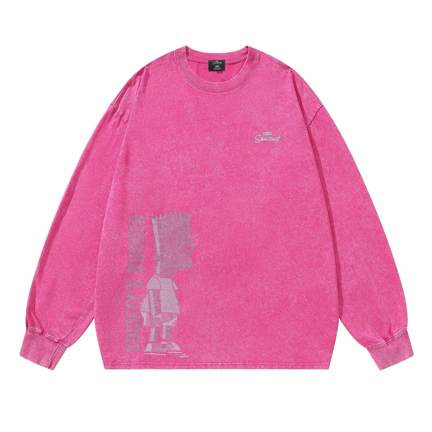 The Simpsons Bart Striped Long Sleeve T-Shirt