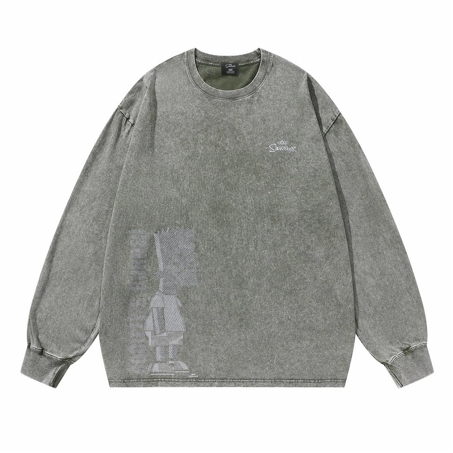 The Simpsons Bart Striped Long Sleeve T-Shirt