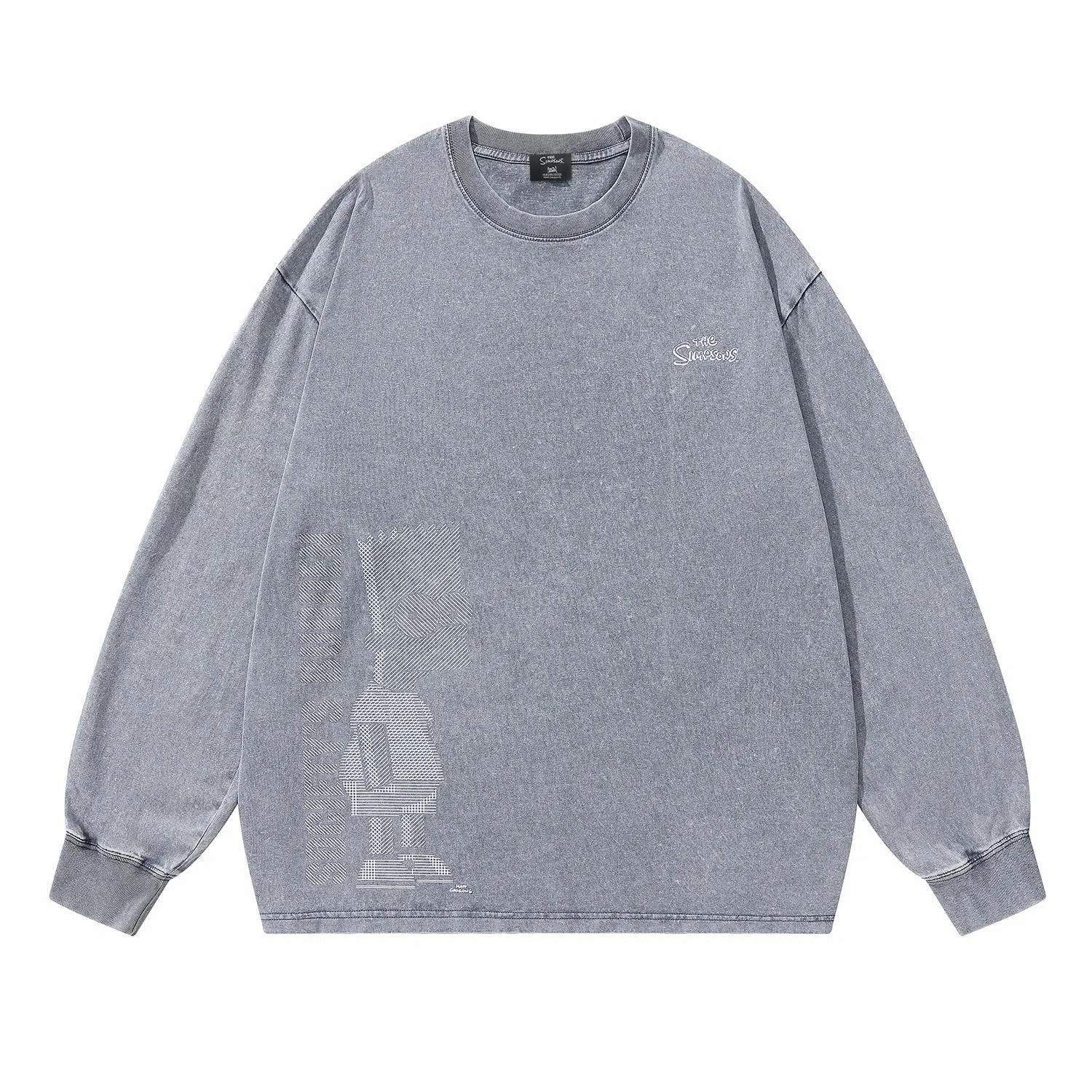 The Simpsons Bart Striped Long Sleeve T-Shirt