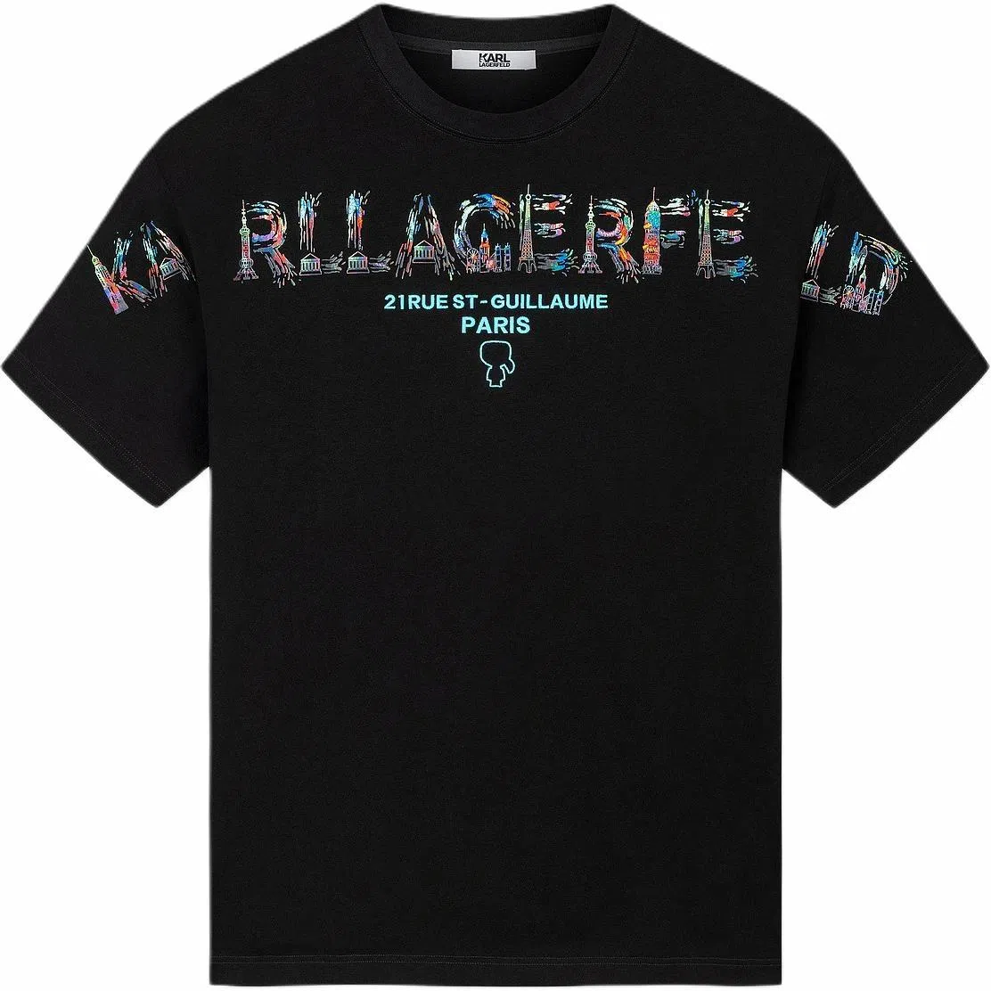 KARL LAGERFELD Logo T-Shirt Black