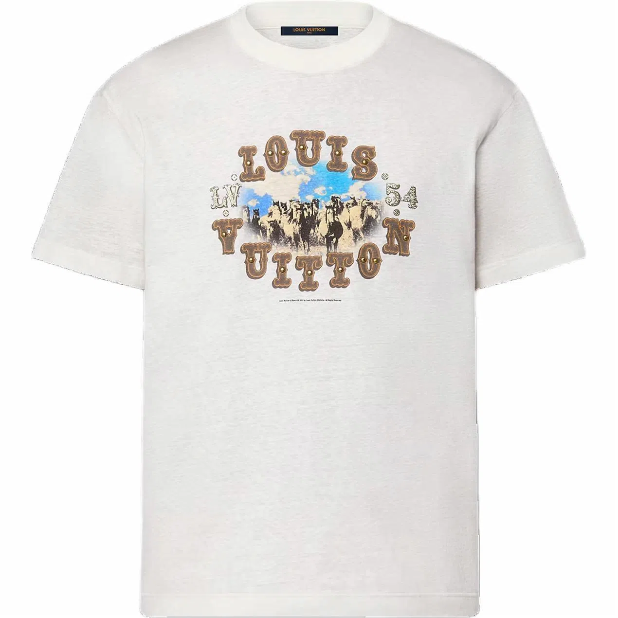 Louis Vuitton FW24 Logo T-Shirt White