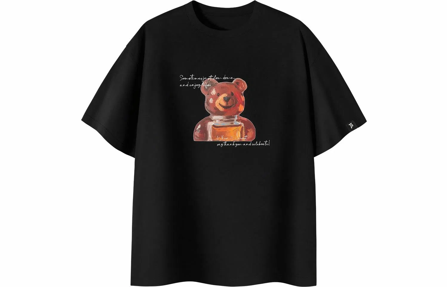 PSO Brand Teddy Bear Print Tee