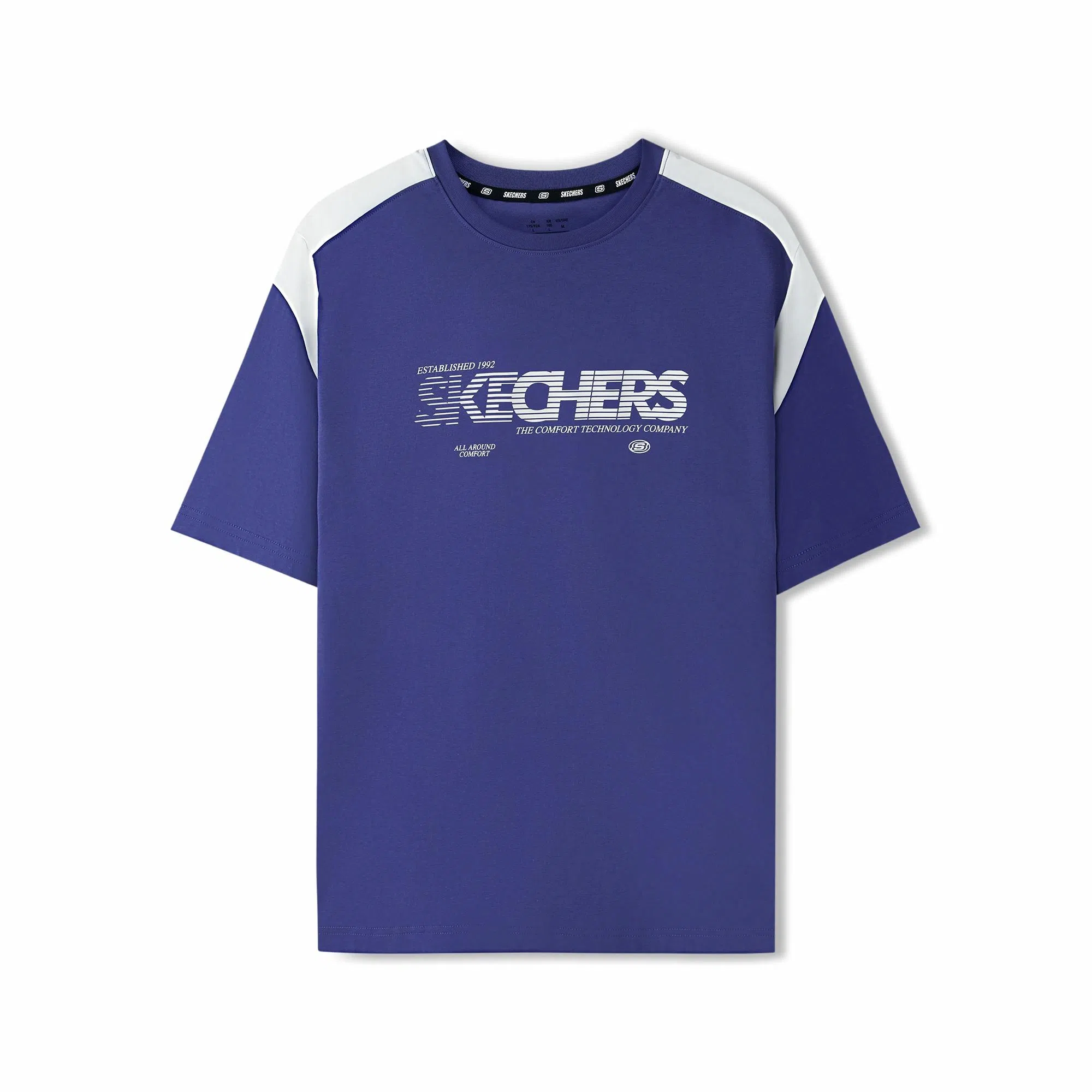 Skechers Crew Neck Knit Tee Purple