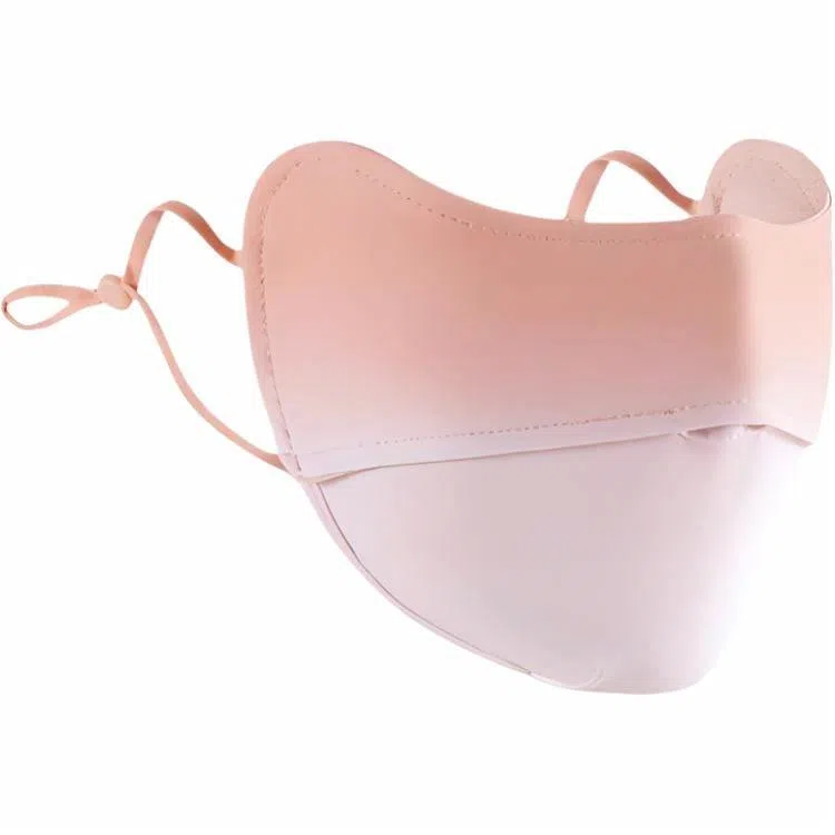 杨同学 杨同学 韩版 防紫外线 遮全脸 夏季薄款 透气冰丝 渐变腮红新 仿丝 防晒面罩 女款