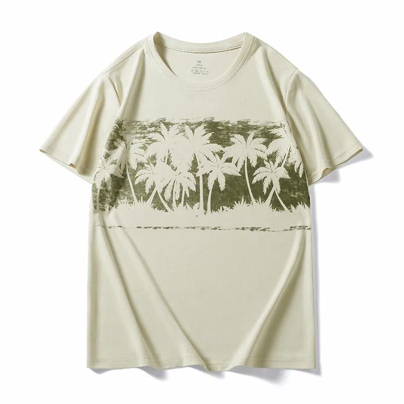 LISENPOK Ice Silk Short Sleeve Tee