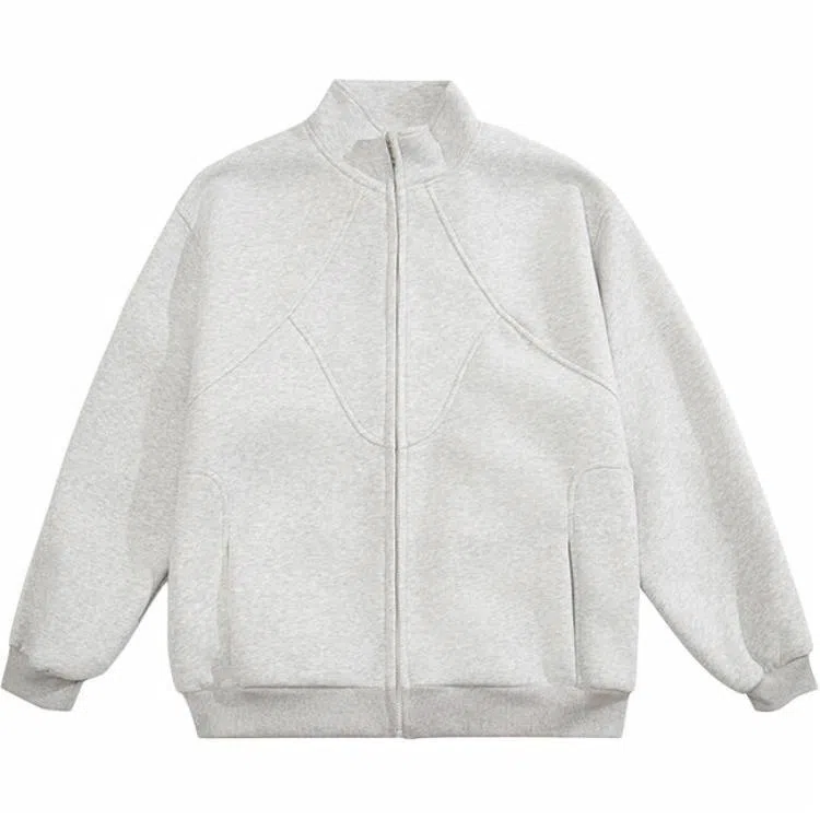 轻迎 重磅解构立领夹克外套 男女同款