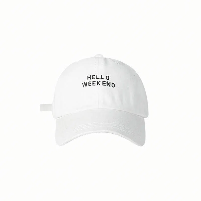 北极绒 深顶显脸小大头围防晒遮阳宽檐潮流休闲韩版字母刺绣 棉 鸭舌帽 男女同款情侣款