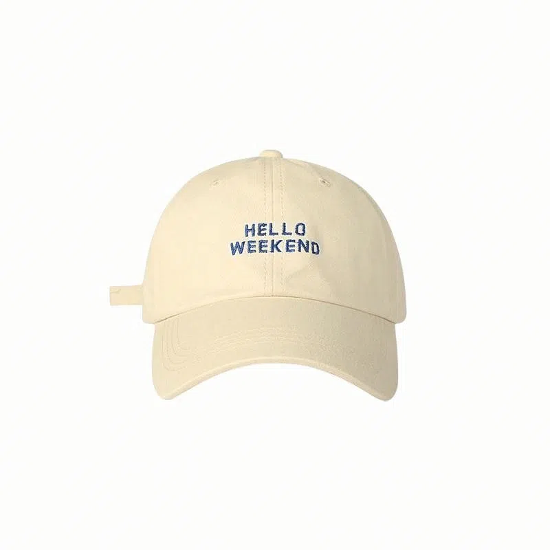 北极绒 深顶显脸小大头围防晒遮阳宽檐潮流休闲韩版字母刺绣 棉 鸭舌帽 男女同款情侣款