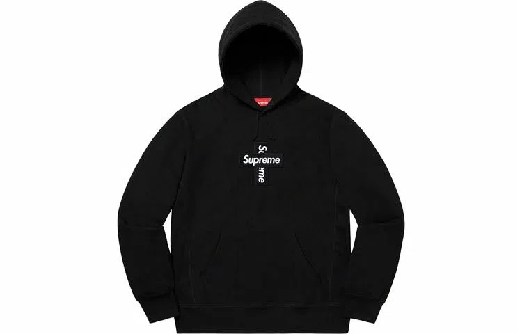Supreme Cross Box Logo Hooded Sweatshirt