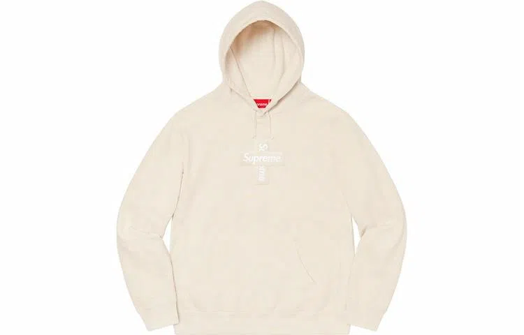 Supreme Cross Box Logo Hooded Sweatshirt