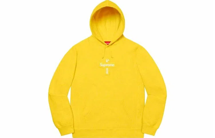 Supreme Cross Box Logo Hooded Sweatshirt
