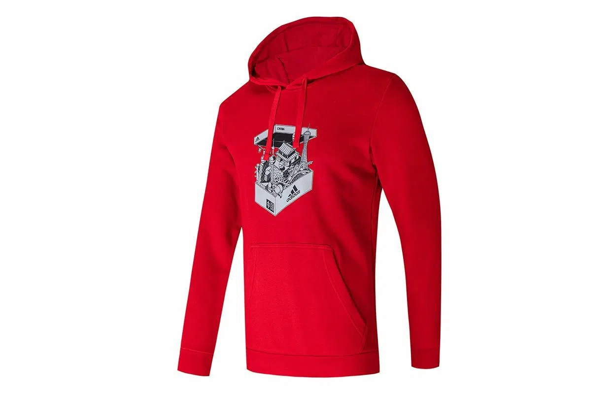 adidas Hoodie Red