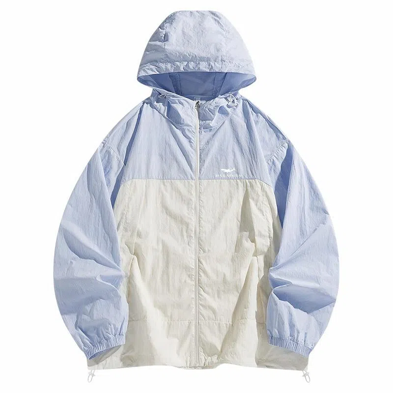 大白鲨 户外轻薄款透气外套潮牌速干防晒服 男款