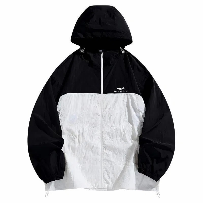 大白鲨 户外轻薄款透气外套潮牌速干防晒服 男款