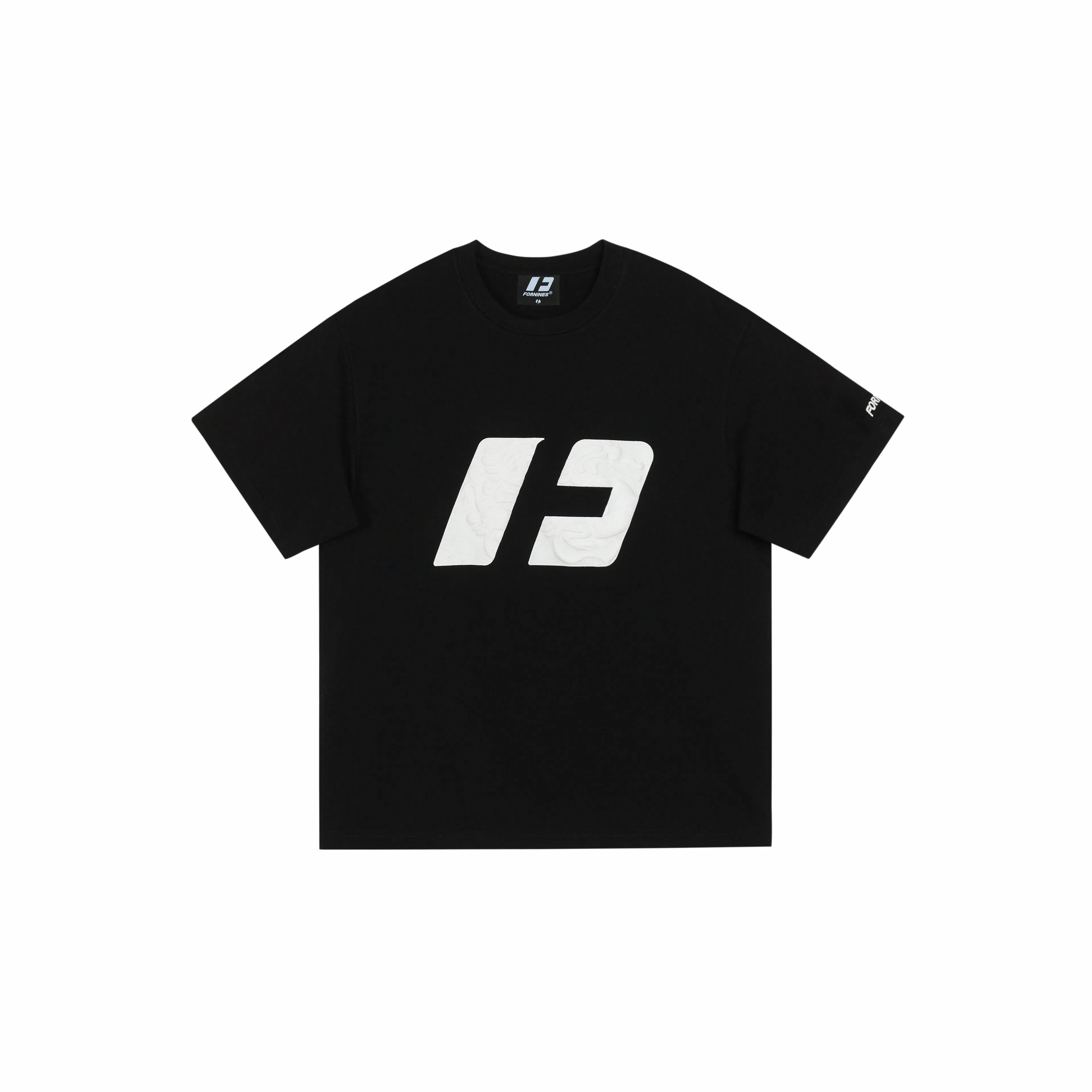 FORNINES Dragon Embroidered T-Shirt