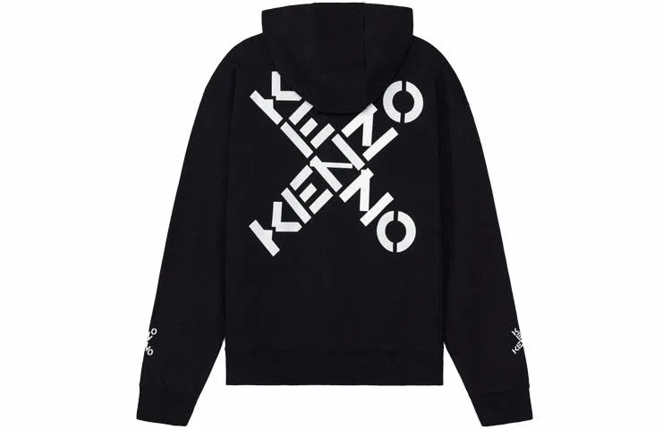KENZO Cross Logo Pullover Black