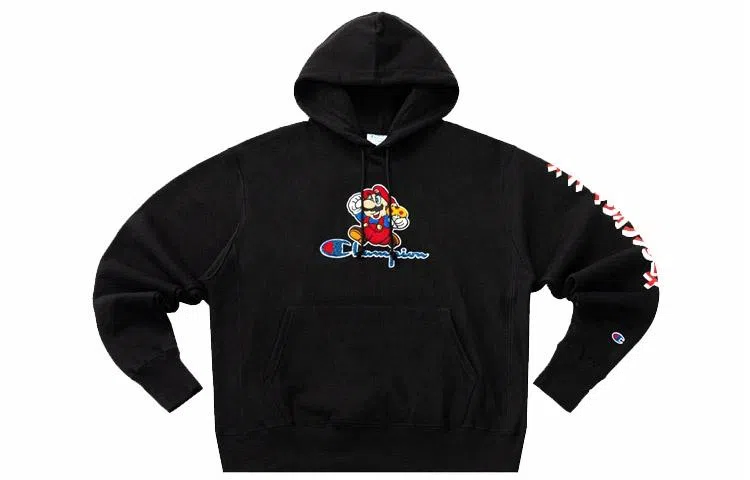 Champion x super mario bros logo