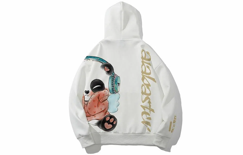 Kimura Sansha Panda Print Hoodie