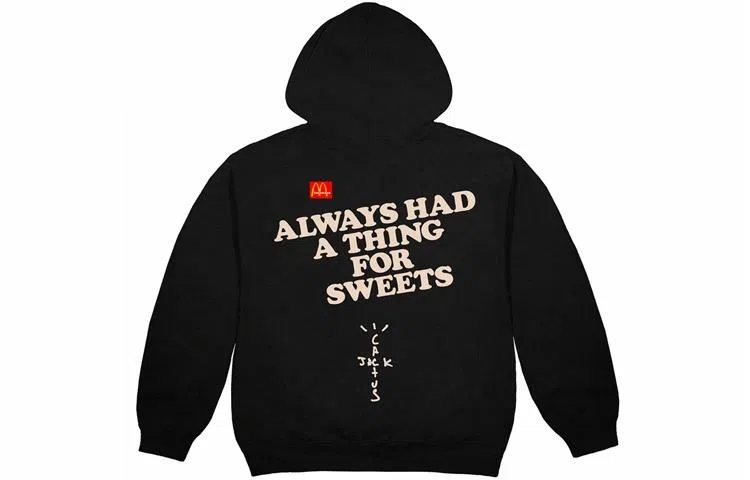 Travis Scott x McDonald's Hoodie Black