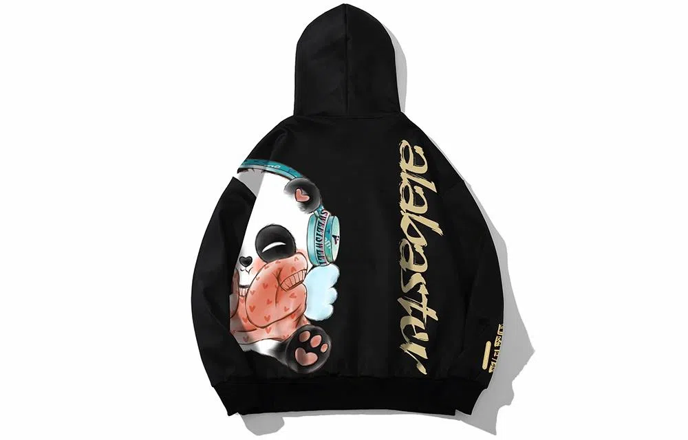 Kimura Sansha Panda Print Hoodie