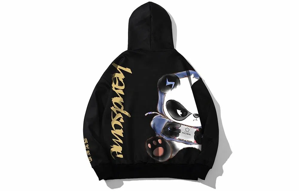 Kimura Sansha Panda Print Hoodie