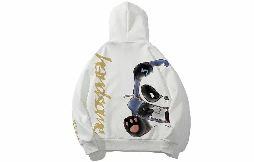 Kimura Sansha Panda Print Hoodie