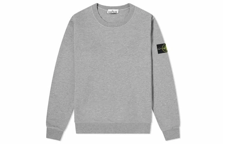 Stone Island Garment Dyed Crew Sweat Grey