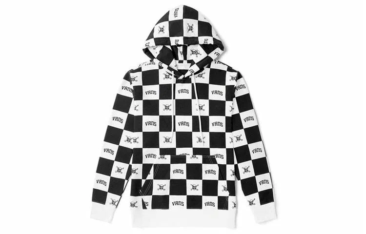 Vans Skull Checkerboard Hoodie Black