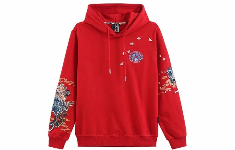 oniarai SS21 Cockfight Embroidered Hoodie