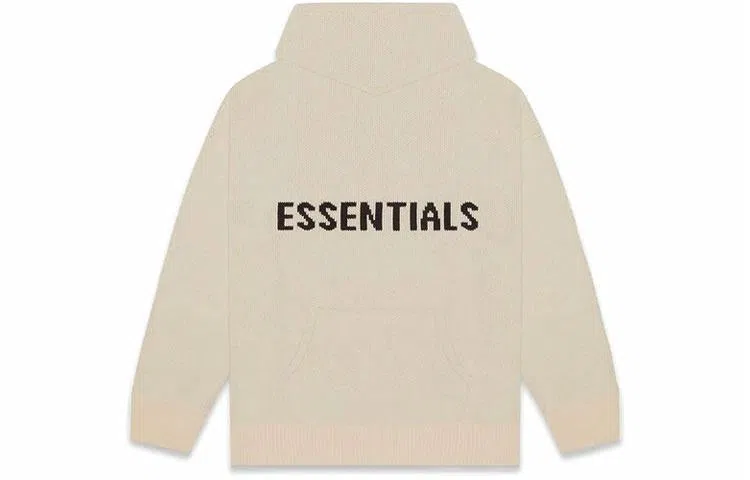 Fear of God Essentials FW20 Knit Hoodie Khaki