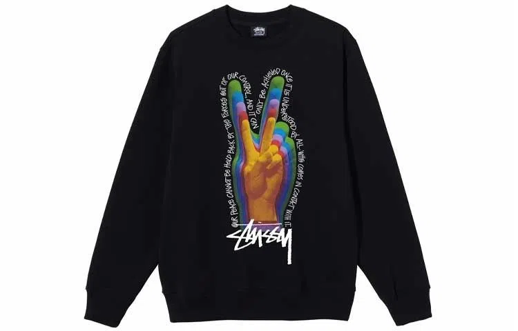 Stussy Peace Sign Crew
