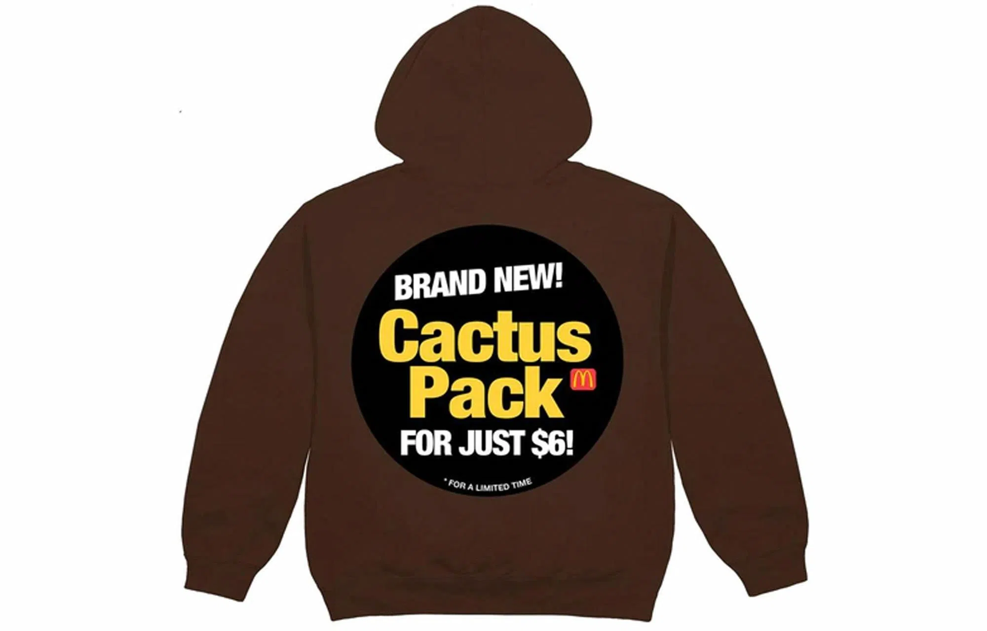 Travis Scott Cactus Jack x McDonald's Hoodie Brown
