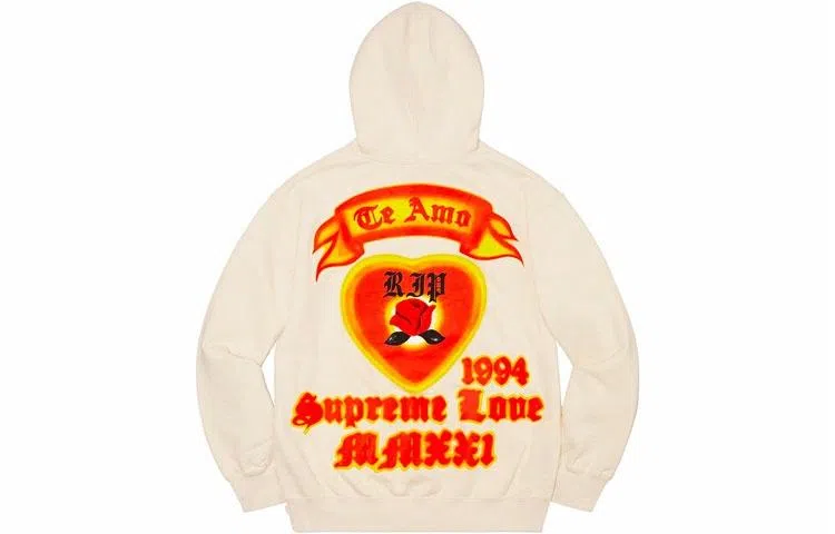 Supreme SS21 Week 1 Supreme Love Hooded Sweatshirt