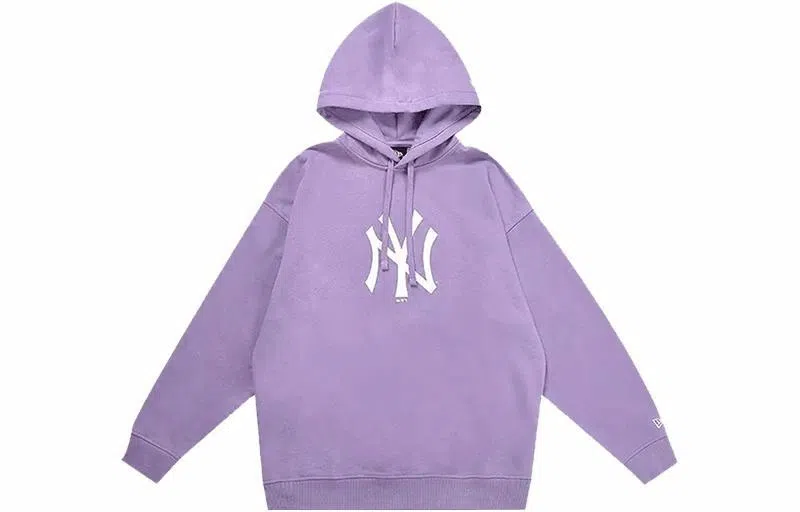 New Era x MLB Logo Hoodie Purple