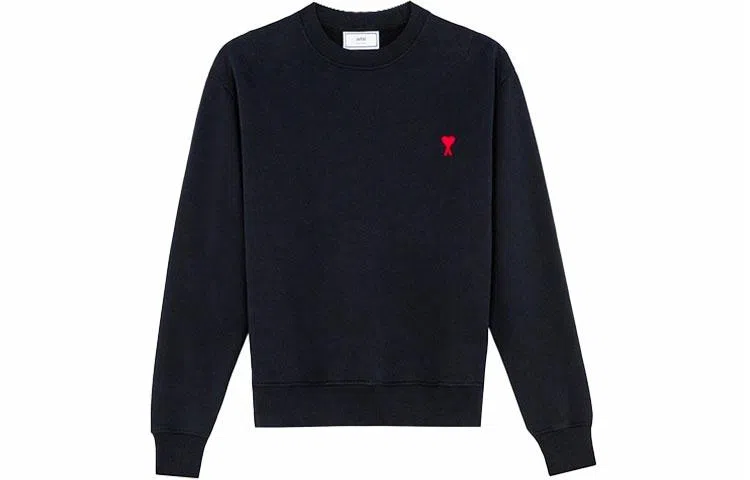 AMIPARIS SS21 Logo Crewneck Sweatshirt Black