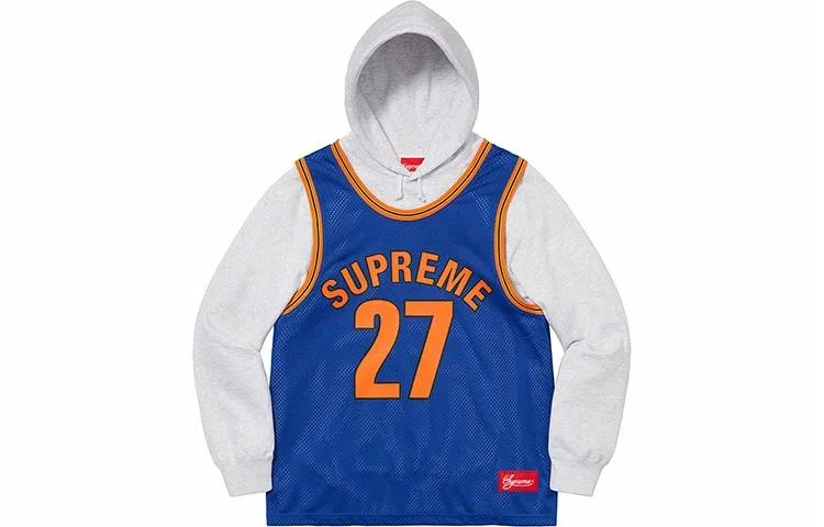 Supreme Basketball Jersey Hooded Sweatshirt