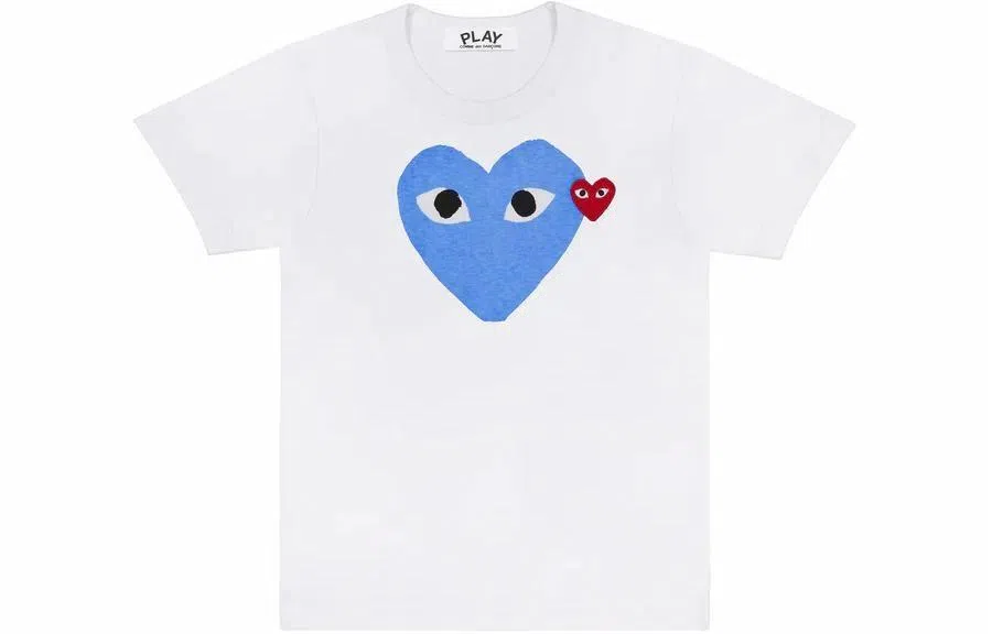 CDG Play SS24 Blue Tee
