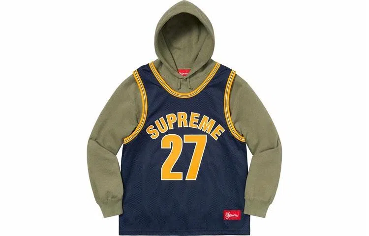 Supreme Basketball Jersey Hooded Sweatshirt