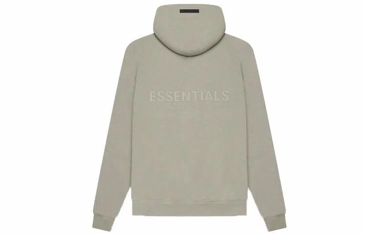 Fear of God Essentials SS21 Pull-Over Hoodie Moss Logo