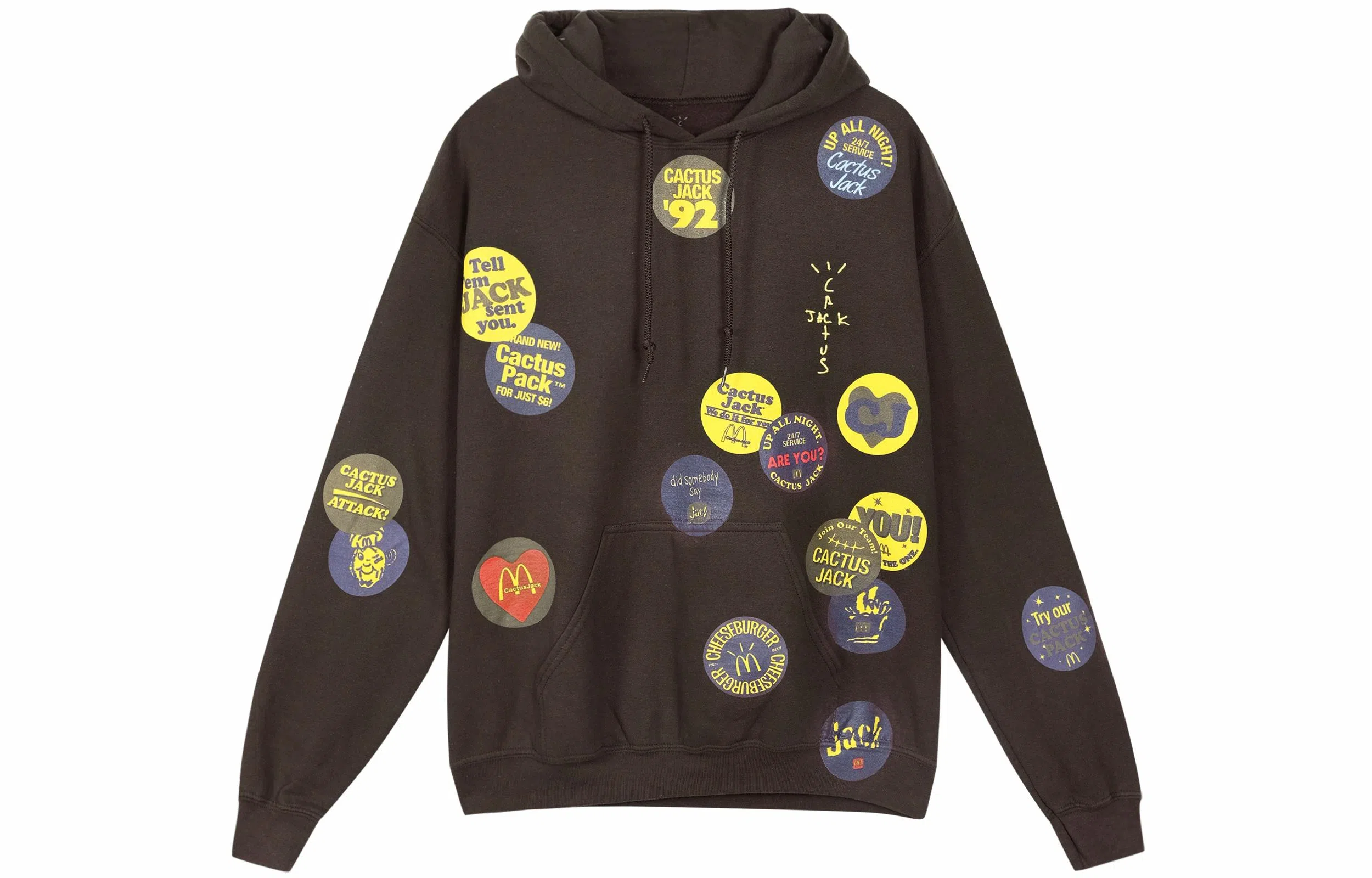 Travis Scott x McDonald's Cactus Jack Hoodie Brown