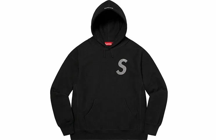 Supreme Week 6 x Swarovski S Logo Hooded Sweatshirt S