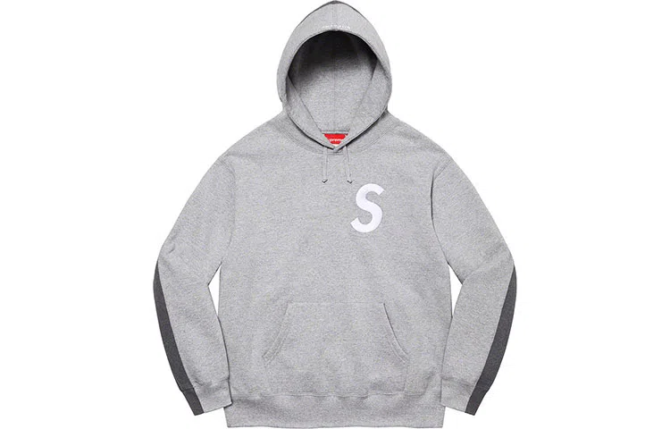 Supreme S Logo Split Hooded Sweatshirt