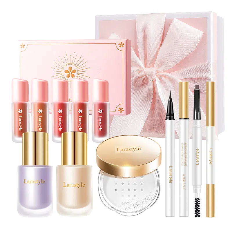 拉雅时代 慕斯唇釉粉底液眼妆彩妆礼盒 易上色自然哑光雾面