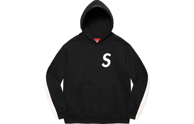 Supreme S Logo Split Hooded Sweatshirt
