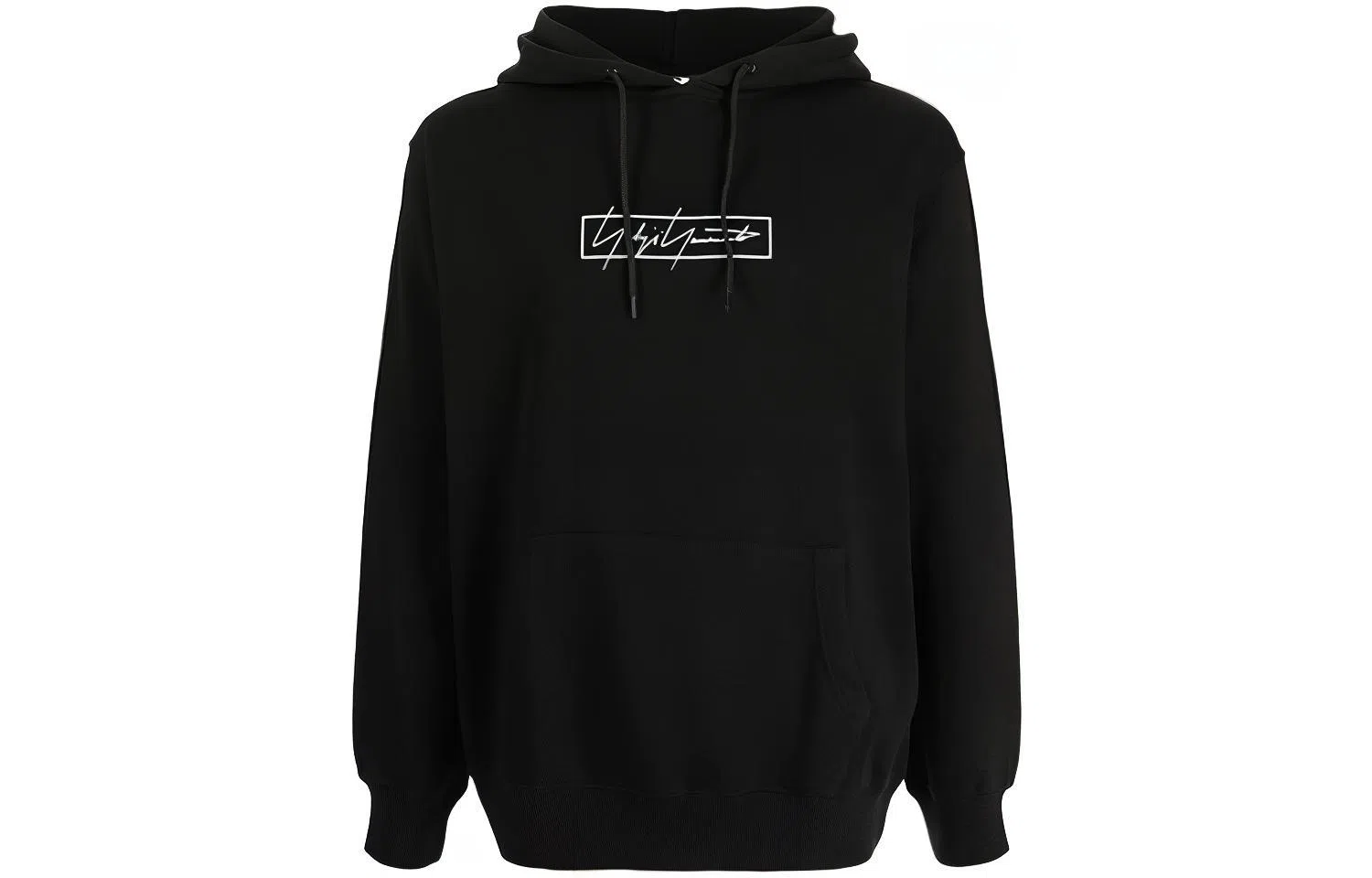 Yohji Yamamoto Logo Print Hoodie