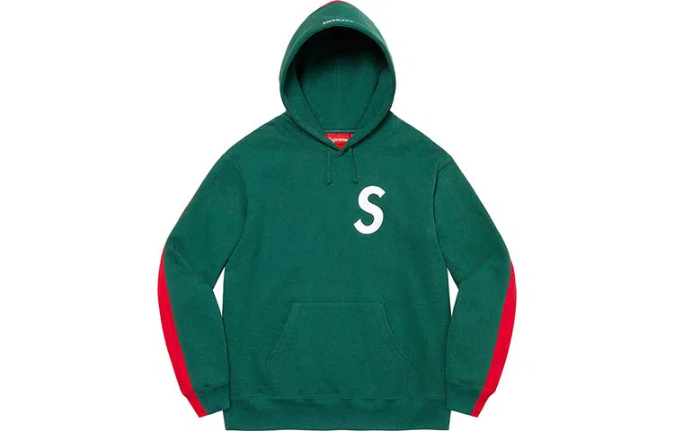 Supreme S Logo Split Hooded Sweatshirt