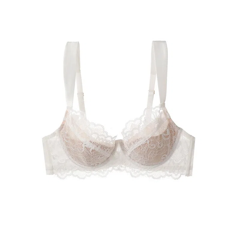 内在密码 法式蕾丝纯欲胸大显小防下垂性感文胸 女款