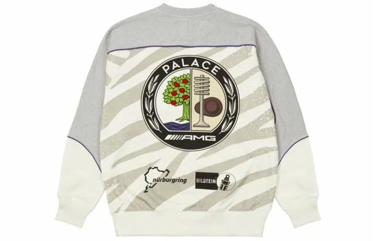 PALACE SS21 x AMG Technical Crew White Logo