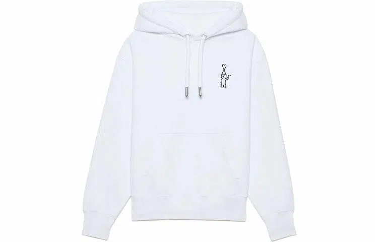 AMIPARIS x Jean Jullien Hoodie White