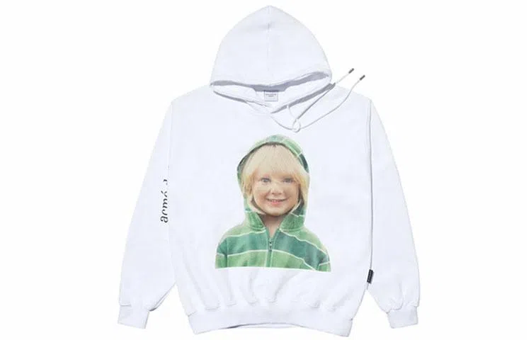 acme de la vie ADLV Boy Print Hoodie White